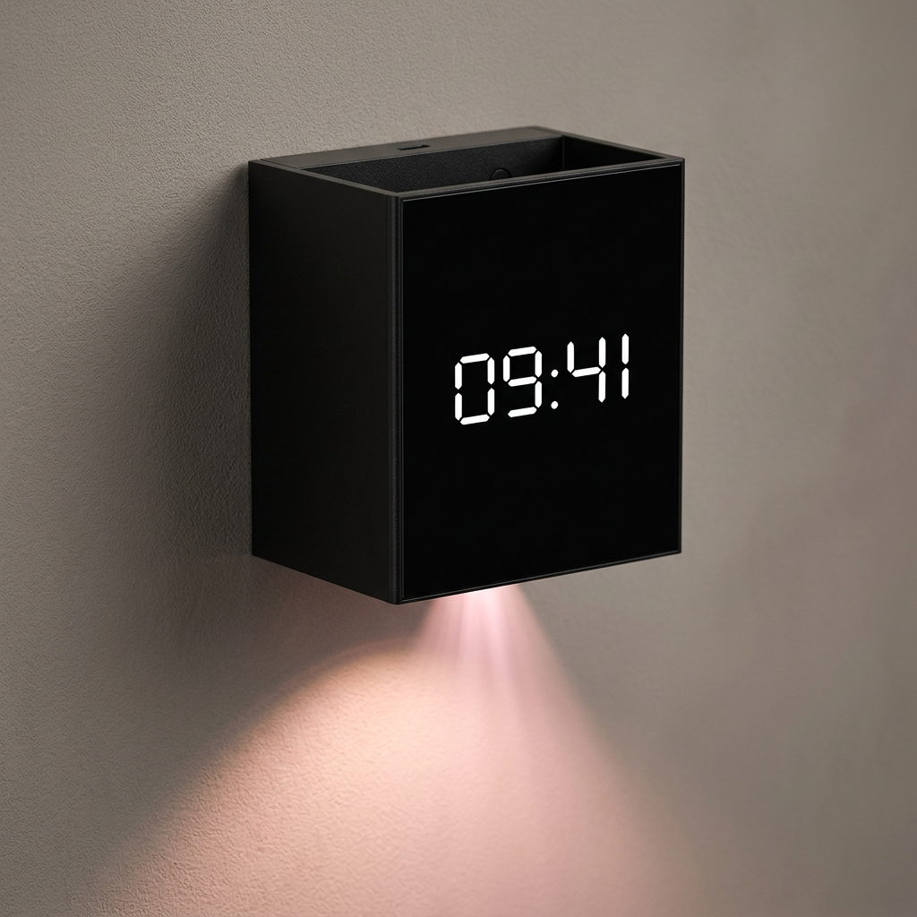 Primer plano de la lámpara de pared